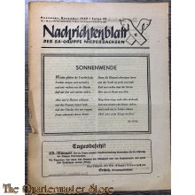 Nachrichtenblatt der SA gruppe Niedersachsen 1943