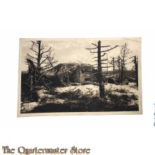 Postcard 1914-18 Les ruines de la Grande Guerre , Monts de Champagne, Blokhaus Allemand