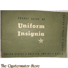 US Army Pocket guide of Uniform Insignia 1943