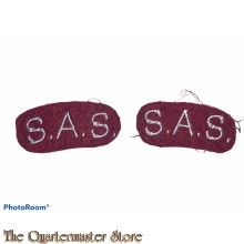 Shoulder title set S.A.S. Special Air Service 