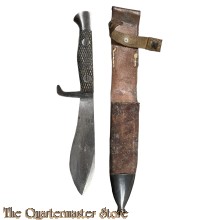 Spain - Combat knife with leather scabbard 