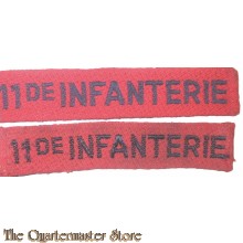 Straatnamen 11de Infanterie