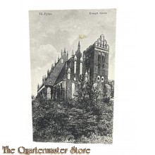 (Feld) Postkarte 1915 Dt.-Eylau , Evangel. Kirche 