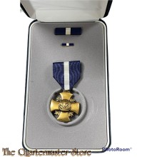 U. S. Navy and Marine Corps Navy Cross medal boxed