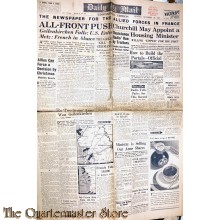 Newspaper , Daily Mail no 15.148 monday november 20 ,1944