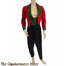 WW2 Green Howards officers mess dress with pants and waistcoat (Officers uitgaans tenue WW2 Green Howards)