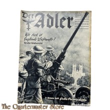 Zeitschrift Der Adler Heft 11,  11 juli  1939  (Magazine Der Adler no 11,  11 juli 1939)