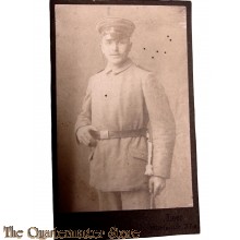 Studio portret German NCO with side arm 1914 studio portret