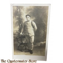 Studio Photo 1918 Belfort French Soldier 