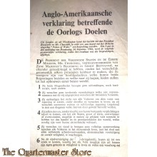 Flugblatt / Leaflet EH(B).237, Déclaration anglo-américaine sur les buts de guerre (Anglo-America Declaration on war aims)