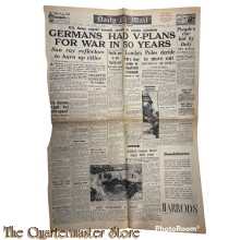Newspaper , Daily Mail, no 15.334 Friday june 29 1945