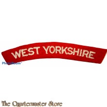 Shoulder flash West Yorkshire Regiment (Prince of Wales's Own) (14th Foot)