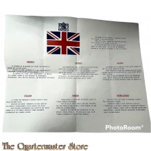 Post WW2 British blood chit (Cold war)