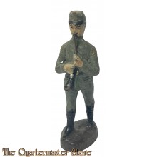  Soldat musiker 1914-18  (WW1 soldier flute Elastoline)