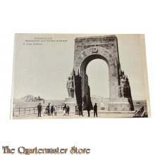 Postcard 1918 Marseille ,Monument des Poilus d'Orient 
