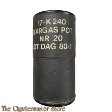 Container, pot 17-K 240 Teargas nr 20