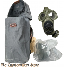 Klu gasmasker in canvas tas 