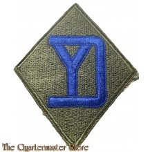 Green back Mouw embleem 26th Infantry Division "New York" Division