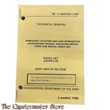 Manual TM 11-5820-800-13&111p Radio set AN/PRC-90