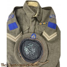 Battledress Canada R.C.E.M.E. with pants and beret  2nd Canadian Division 