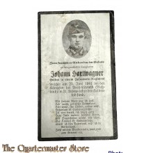 In Memoriam Karte/Death notice Soldat Inf Regt 1941 Russland