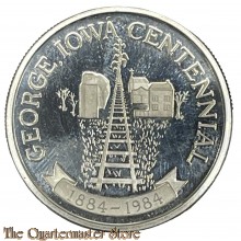 Token George Iowa Centennial 1884-1984