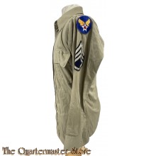 WW2 US Army Cotton Khaki Summer Chino Shirt US AAF