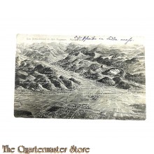 Feld postkarte 1914-18 das Schlachtfeld in den Vogesen (Munstertal)