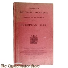 Book - Collected Diplomatic document relating to the outbreak of the European War