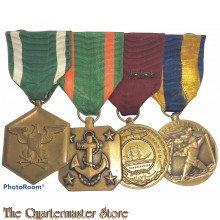 Medalbar 4 medals US Navy