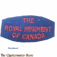 Shoulder flash the Royal Regiment of Canada,  2nd Canadian Infantry Division
