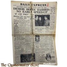 Newspaper , Daily Express No 14.078 Thursday July 19 1945