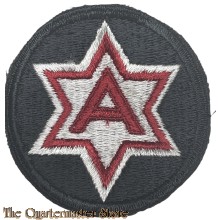 Mouwembleem 6th Army (Sleeve patch 6th Army) (post ww2)