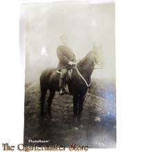Foto te paard Lt kolonel Hingman 1902