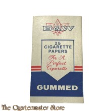 US  B & W 25 cigarette papers WW2