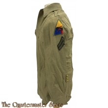 Shirt flanel EM/NCO US Army  armored/4th Division (Overhemd flannel manschappen US Army)