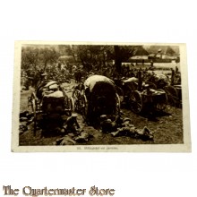 Feld Postkarte 1914-18 Mittagsrast  vor Jaroslau