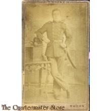 Studio portret infanterist 1900 Hoorn