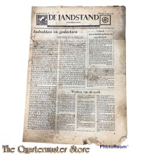 Krant de Landstand , '3e jrg no 28  Vrijdag 14 Juli 1944  Zuidholland (Indrukken en gedachten)