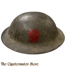M1917  Steel Helmet  US Army 28 th Keystone Division