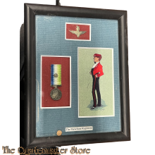 Framed South Atlantic Medal miniature (parachute regiment)