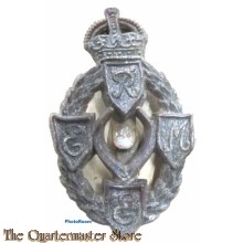 Cap badge Royal Mecanical and Mecanical Engineers R.E.M.E. (plastic)