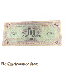 Invasion money 100  Lire 1943