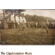 Foto 1915 officieren , soldaten en burgers 
