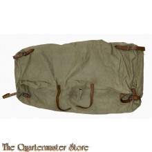 WH Large grey canvas storage bag with leather straps (Tent or sleepingbag)  1941