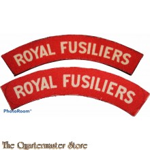 Shoulder flashes Royal Fusiliers (canvas)
