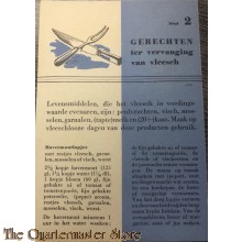 Kleine brochure Gerechten ter vervanging van vleesch K 1076