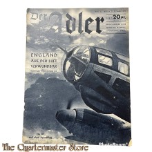 Zeitschrift Der Adler no 23 , 21 december 1939  (Magazine Der Adler 21 dezember  Heft 23 1939)