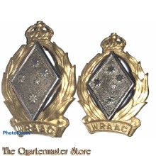 Collar badges Royal Australian Army Corps (WRAAC) 1951