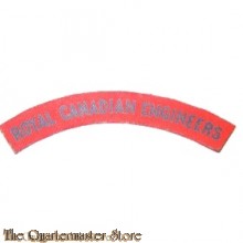 Shoulder flash Royal Canadian Engineers RCE (canvas)